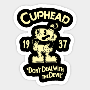 Cuphead Sticker